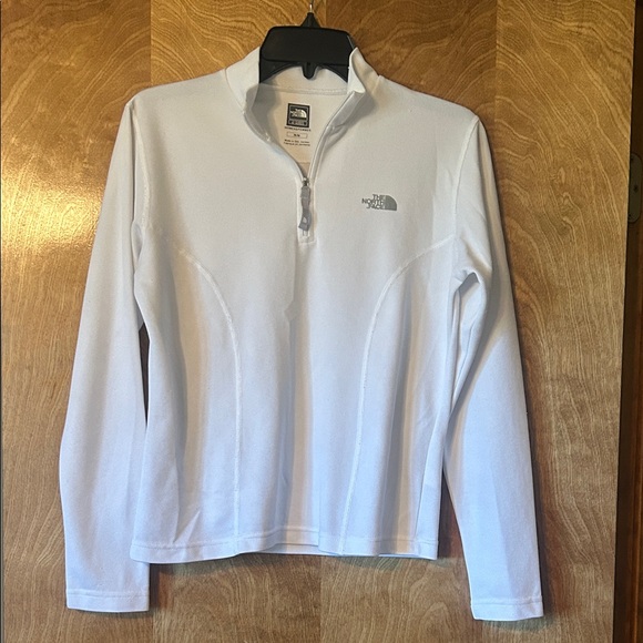 The North Face Tops - The North Face White Quarter-Zip Pullover